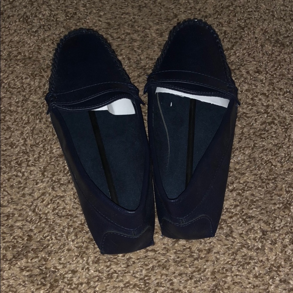 Ladies Blue Driving Loafers